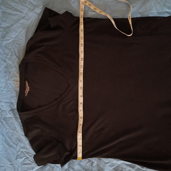 Victoria's Secret V-neck Tee M Black - Picture 10 of 11
